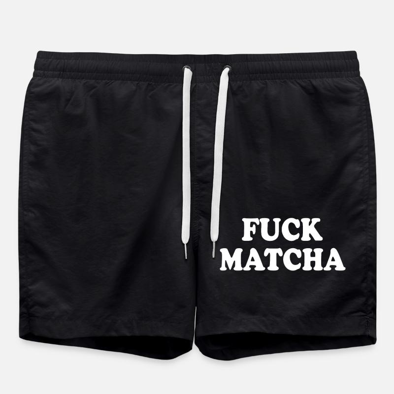 Merde au matcha - Short de bain - noir