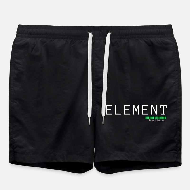 ELEMENT | Minimalist Architects of Essence Design - Badeshorts - Schwarz