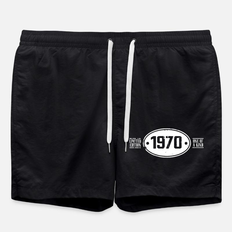 1970 Birthday 1970 - Swim Trunks - black