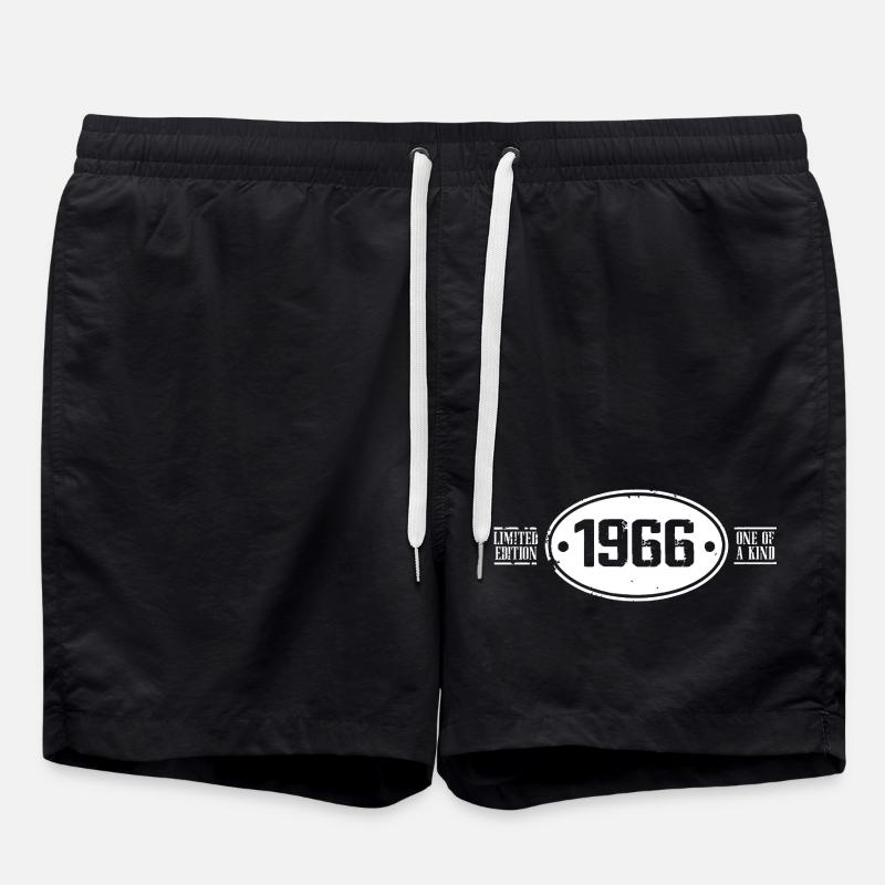 1966 Birthday 1966 - Swim Trunks - black