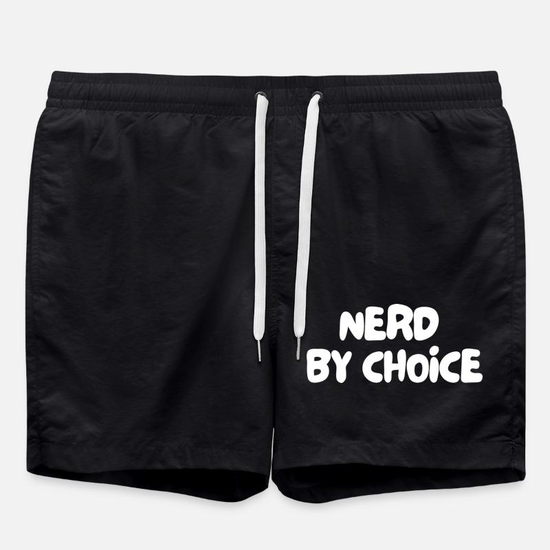 nerd par choix - Short de bain - noir
