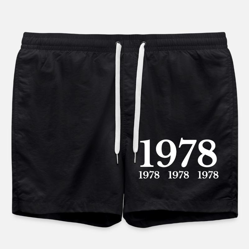 1978 - Short de bain - noir