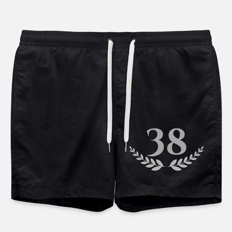 38 - Short de bain - noir