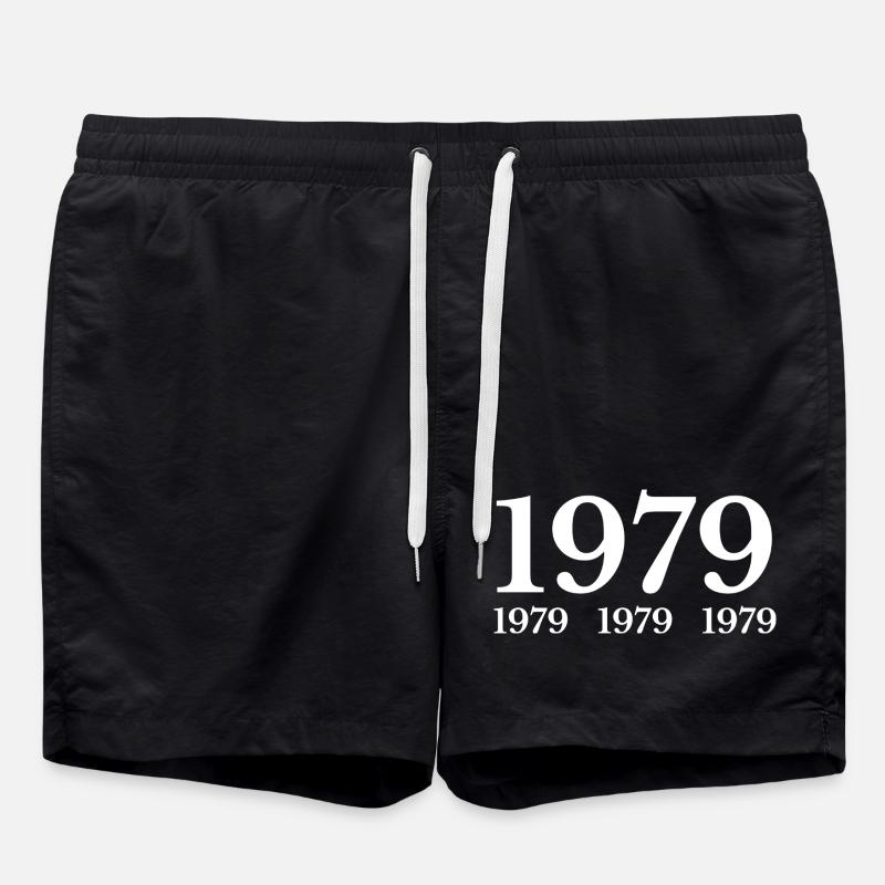 1979 - Short de bain - noir