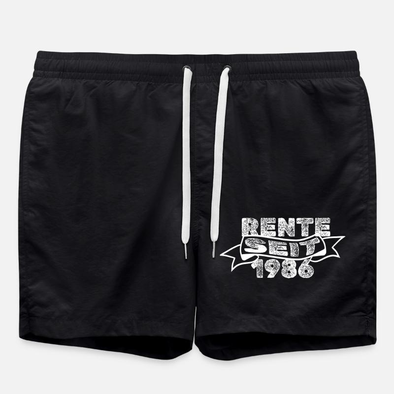 Pension 1986 - Swim Trunks - black