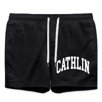 Cathlin - Short de bain - noir - Devant - AI Model Male 185 light (185cm)