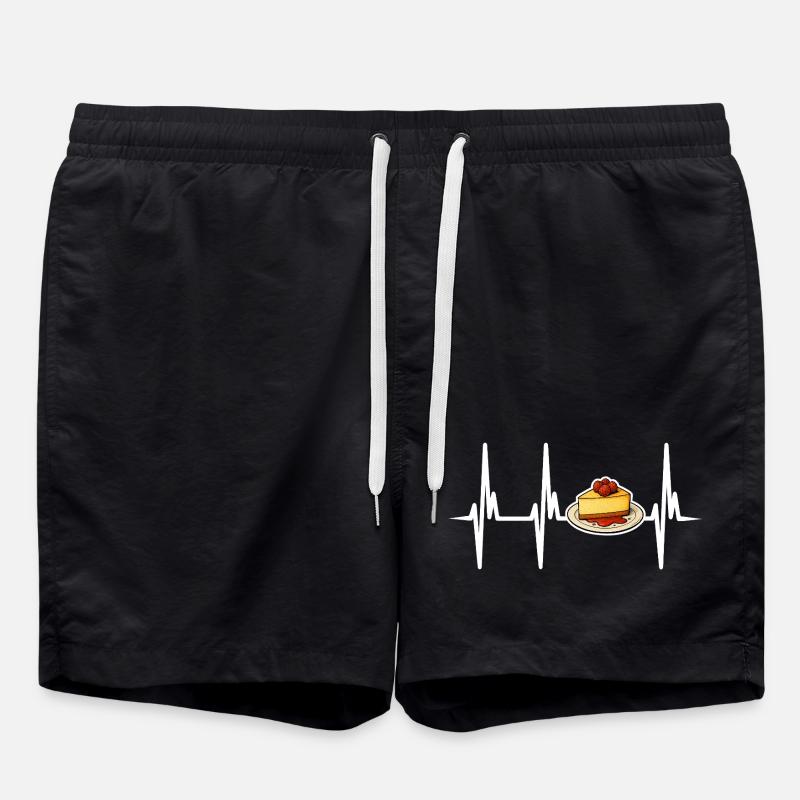 I love cheesecake - Swim Trunks - black