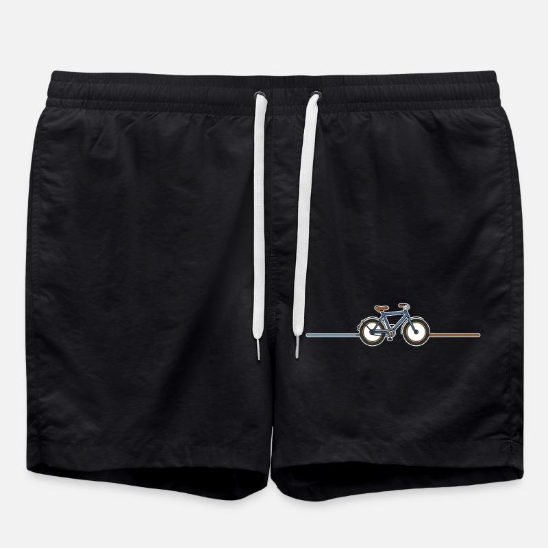 Moto rétro - Short de bain - noir