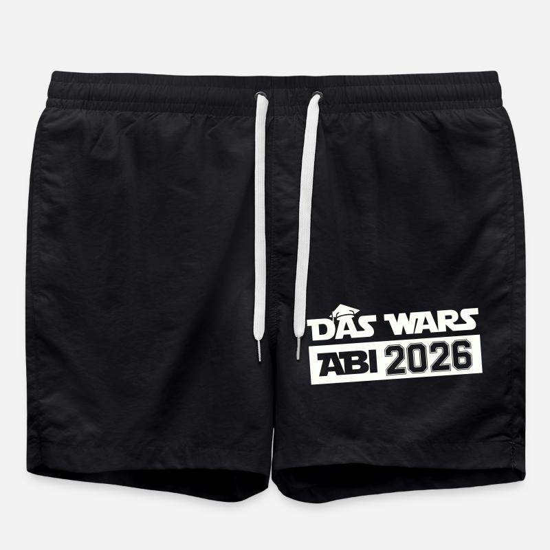 DAS WARS Abi 2026 - Badeshorts - Schwarz