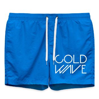 Typographie minimaliste de la vague froide - Short de bain - cobalt blue - Devant
