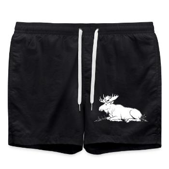 Élan - Short de bain - noir - Devant - AI Model Male 185 light (185cm)