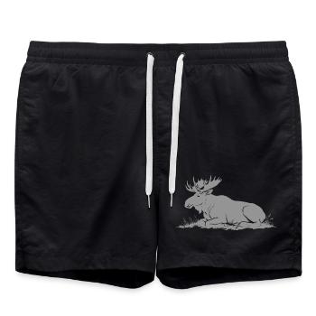 Élan - Short de bain - noir - Devant - AI Model Male 185 light (185cm)
