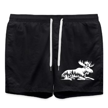 Élan - Short de bain - noir - Devant - AI Model Male 185 light (185cm)