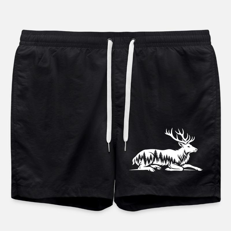 Cerf - Short de bain - noir