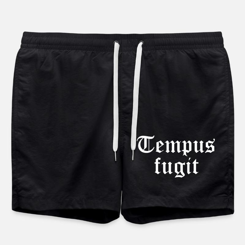 Tempus Fugit - Short de bain - noir
