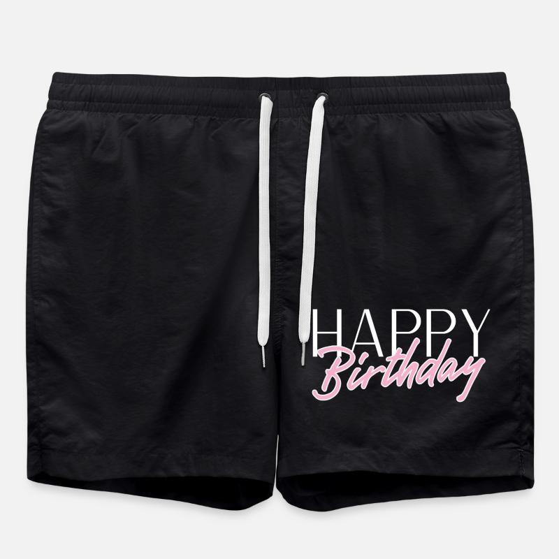Bon anniversaire - Short de bain - noir