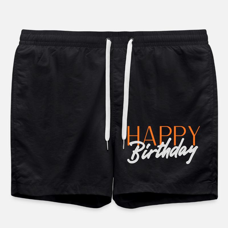 Bon anniversaire - Short de bain - noir