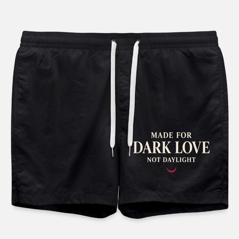 Vampirische Romantische Romantik Goth Dunkle - Badeshorts - Schwarz