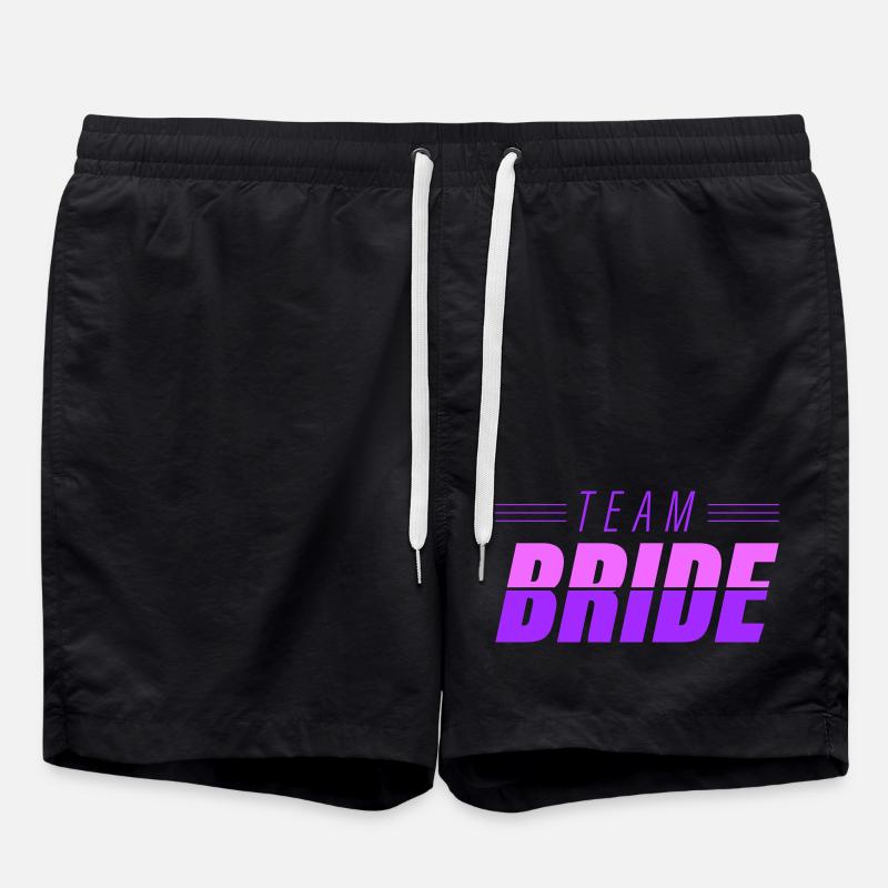 team_bride - Badeshorts - Schwarz