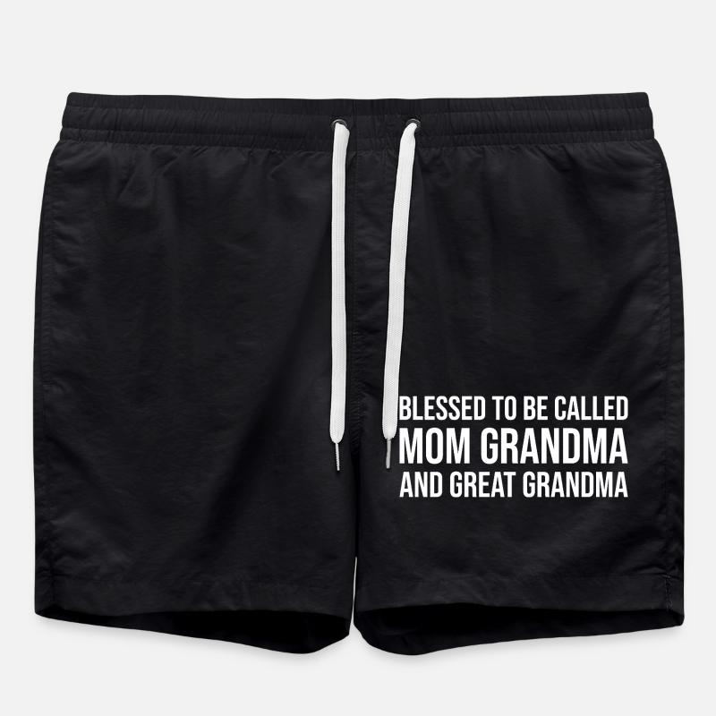 Bénies comme grand-mère et grand-mère - Short de bain - noir