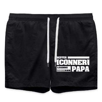 Naissance de Conner - Short de bain - noir - Devant - AI Model Male 185 light (185cm)