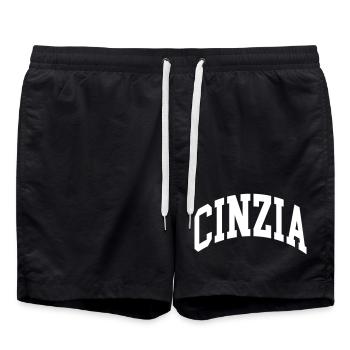 Cinzia - Badeshorts - Schwarz - Vorne - AI Model Male 185 light (185cm)