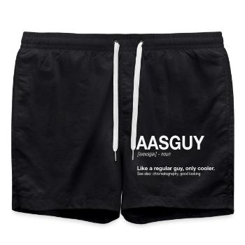 Analyse de la spectrométrie d’absorption atomique AAS Guy - Short de bain - noir - Devant - AI Model Male 185 light (185cm)