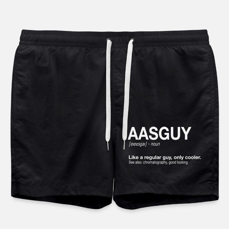 AAS Guy Atomabsorptionsspektrometrie Analytik - Badeshorts - Schwarz