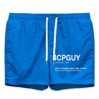 Plasma de spectrométrie de masse ICP-MS Guy - Short de bain - cobalt blue - Devant