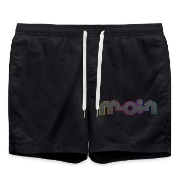 Moin - Badeshorts - Schwarz - Vorne - AI Model Male 185 light (185cm)