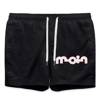 Moin - Badeshorts - Schwarz - Vorne - AI Model Male 185 light (185cm)