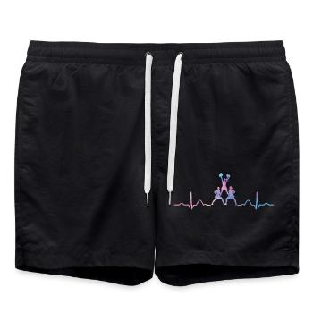 Cheerpom pom girls Mom Cheerleading - Short de bain - noir - Devant - AI Model Male 185 light (185cm)