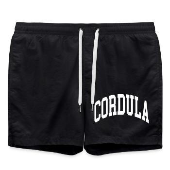 Cordula - Badeshorts - Schwarz - Vorne - AI Model Male 185 light (185cm)