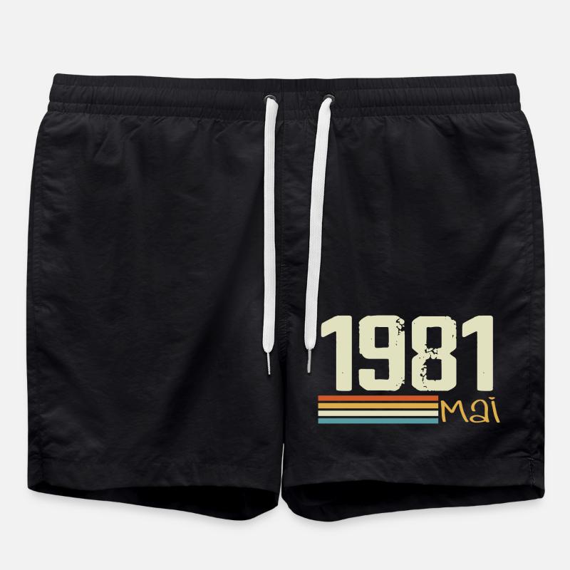 Mai 1981 - Badeshorts - Schwarz