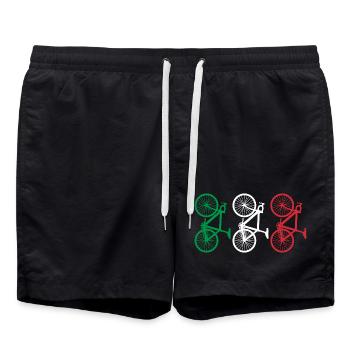 Cycling Italy - Short de bain - noir - Devant - AI Model Male 185 light (185cm)