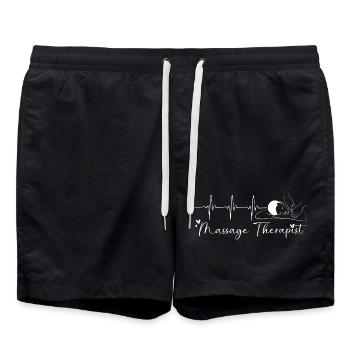masser - Short de bain - noir - Devant - AI Model Male 185 light (185cm)