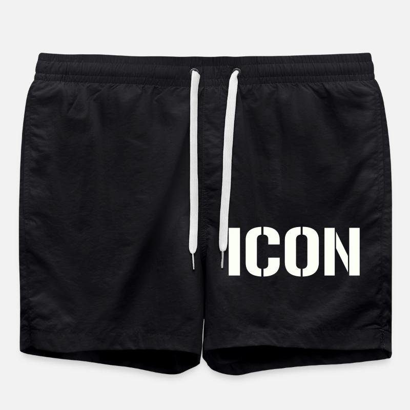 Icon - Badeshorts - Schwarz