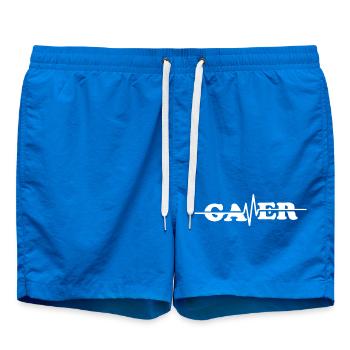 ECG à impulsions gamer - Short de bain - cobalt blue - Devant