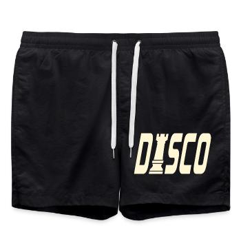 TOUR D’ÉCHECS DISCO - Short de bain - noir - Devant - AI Model Male 185 light (185cm)