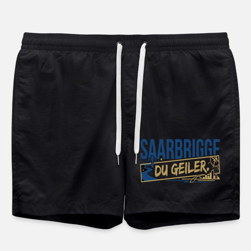 Saarbrigge Du Geiler - Badeshorts - Schwarz