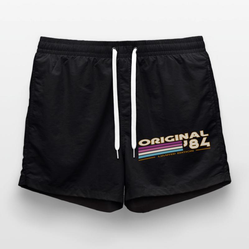 Originale 84 Pastellstreifen Badeshorts