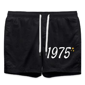 1975 - Short de bain - noir - Devant - AI Model Male 185 light (185cm)