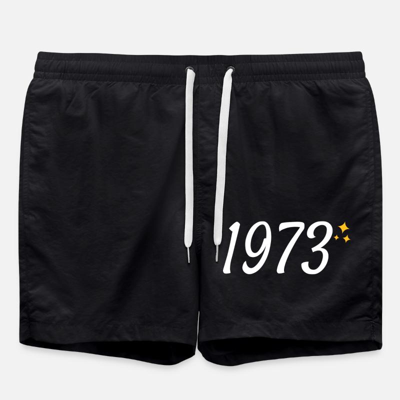 1973 - Short de bain - noir