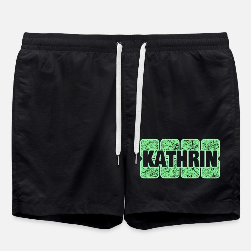Kathrin als Saeugling - Badeshorts - Schwarz