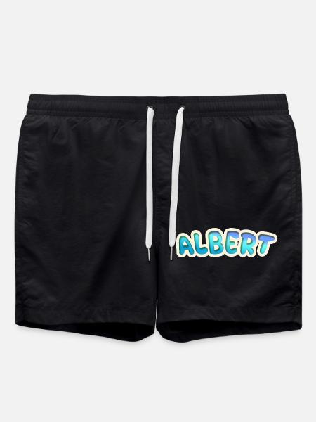 Albert as a profession - Swim Trunks - black
