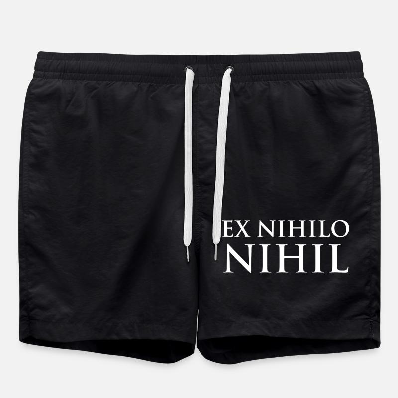 Ex nihilo nihil - Swim Trunks - black