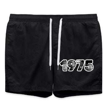 1975 - Short de bain - noir - Devant - AI Model Male 185 light (185cm)