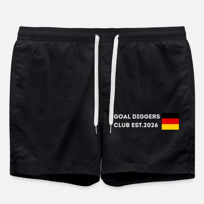 Goal Diggers Club Est.2026 (Germany) - Swim Trunks - black