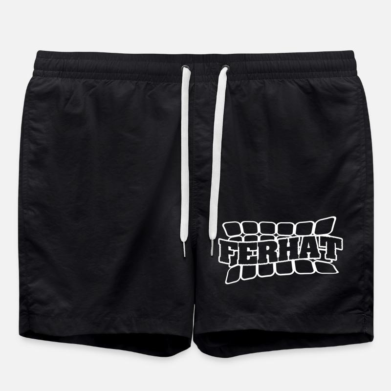 Vorname Ferhat - Badeshorts - Schwarz