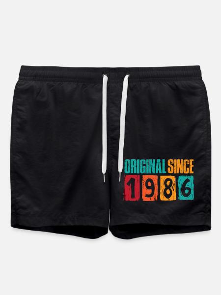 Original Since 1986 - Swim Trunks - black